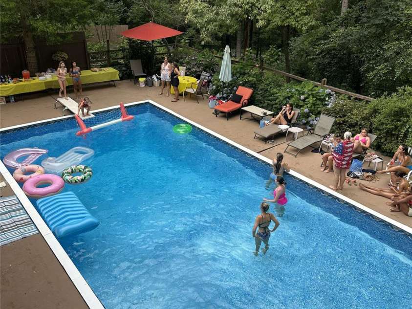 16 Canterbury Drive, Arden, NC 28704.  MLS# CAR4396207, YatesRealty ID 32349. Pic of pool when uncovered