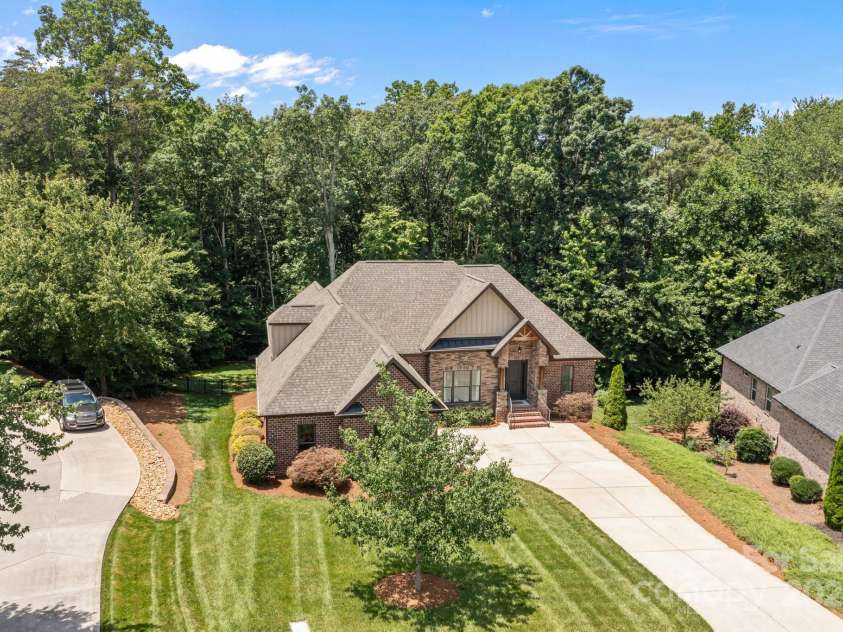 2341 Shiny Leaf Drive, Denver, NC 28037.  MLS# CAR4267140, YatesRealty ID 32355. Ariel view