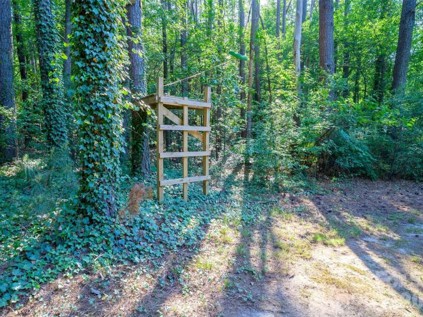 1240 Petes Road, Lincolnton, NC 28092.  MLS# CAR4382644, YatesRealty ID 32357. Zipline platform