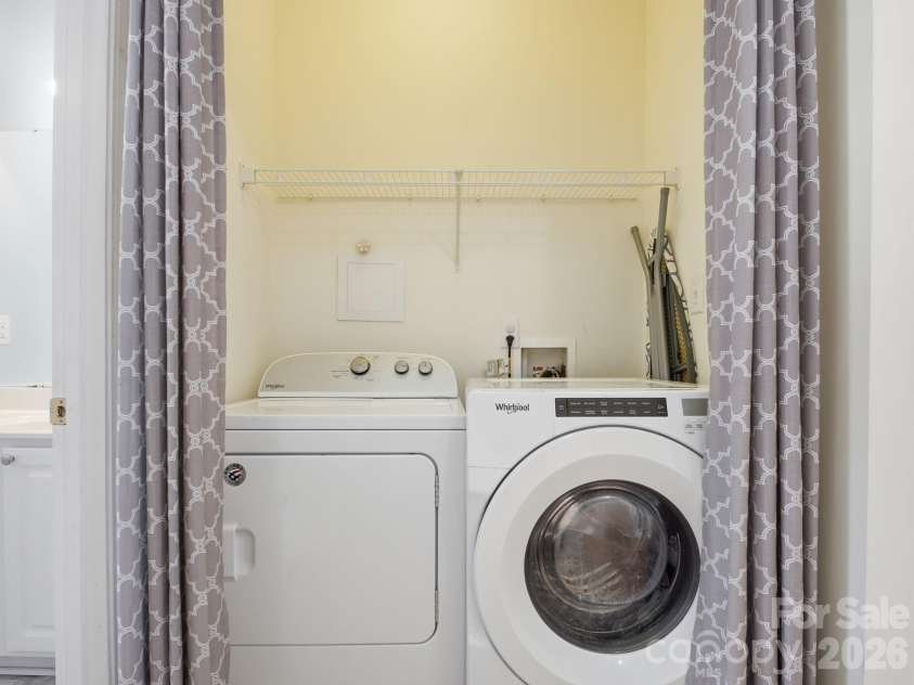 12519 Twelvetrees Lane, Huntersville, NC 28078.  MLS# CAR4375770, YatesRealty ID 32361. Laundry space
