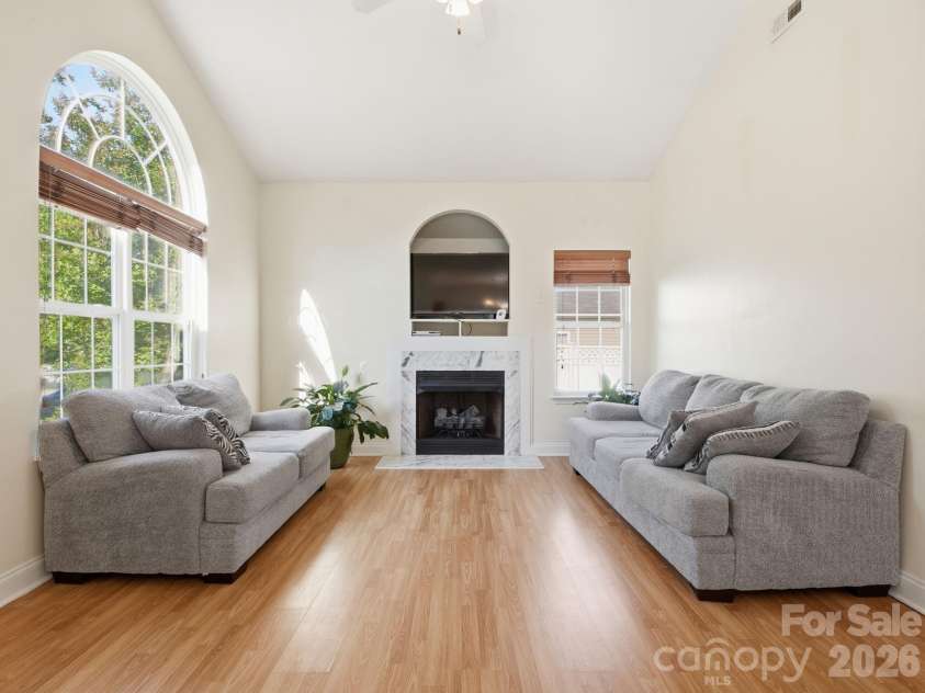 12519 Twelvetrees Lane, Huntersville, NC 28078.  MLS# CAR4375770, YatesRealty ID 32361. Living Room