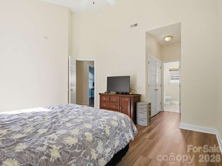 12519 Twelvetrees Lane, Huntersville, NC 28078.  MLS# CAR4375770, YatesRealty ID 32361. Primary Bedroom