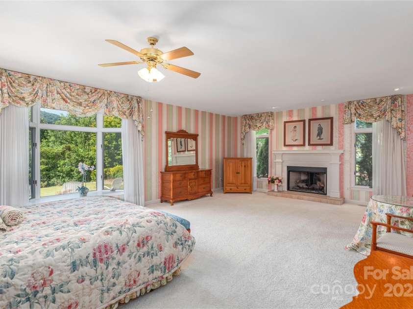 31 Chickering Lane, Waynesville, NC 28786.  MLS# CAR4278199, YatesRealty ID 32361. Primary bedroom. One of three.