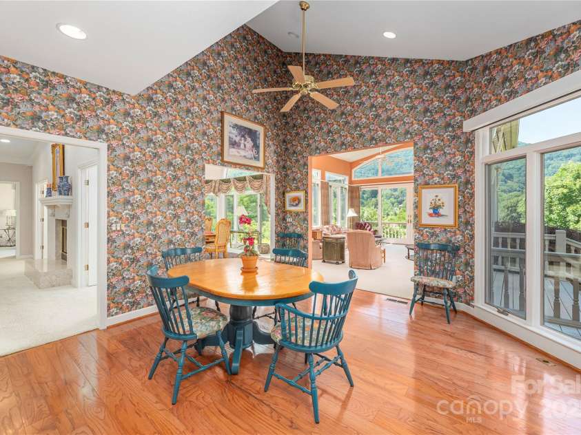 31 Chickering Lane, Waynesville, NC 28786.  MLS# CAR4278199, YatesRealty ID 32361. Rooms flow from one to the other