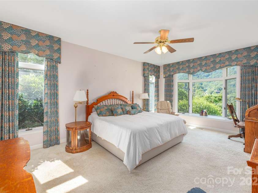 31 Chickering Lane, Waynesville, NC 28786.  MLS# CAR4278199, YatesRealty ID 32361. Second primary bedroom with more views