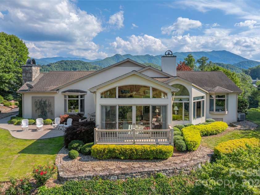 31 Chickering Lane, Waynesville, NC 28786.  MLS# CAR4278199, YatesRealty ID 32361. View of the rear of the home