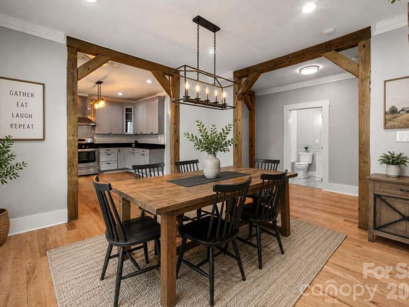 174 Tournament Drive, Concord, NC 28025.  MLS# CAR4385938, YatesRealty ID 32368. Virtually staged dining room