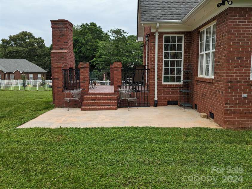 5916 Meadowmere Drive, Monroe, NC 28110.  MLS# CAR4142140, YatesRealty ID 3237. Fabulous Patio Area. Enjoy Cookouts, Games & Gathering with friends