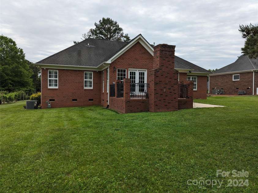 5916 Meadowmere Drive, Monroe, NC 28110.  MLS# CAR4142140, YatesRealty ID 3237. Rear View of House