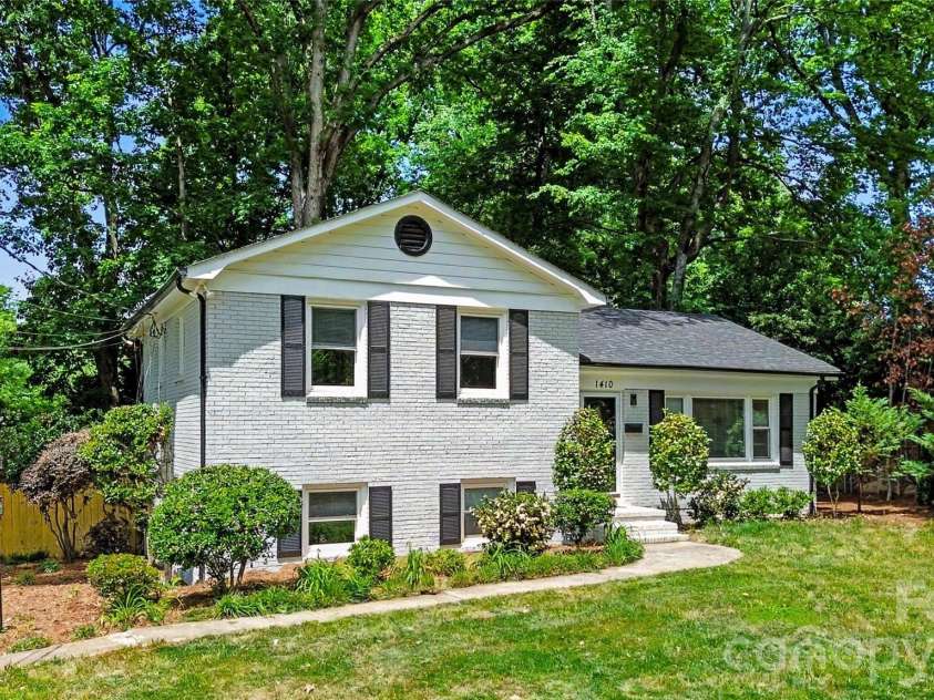 1410 Burnley Road, Charlotte, NC 28210.  MLS# CAR4380063, YatesRealty ID 32378. Front Elevation