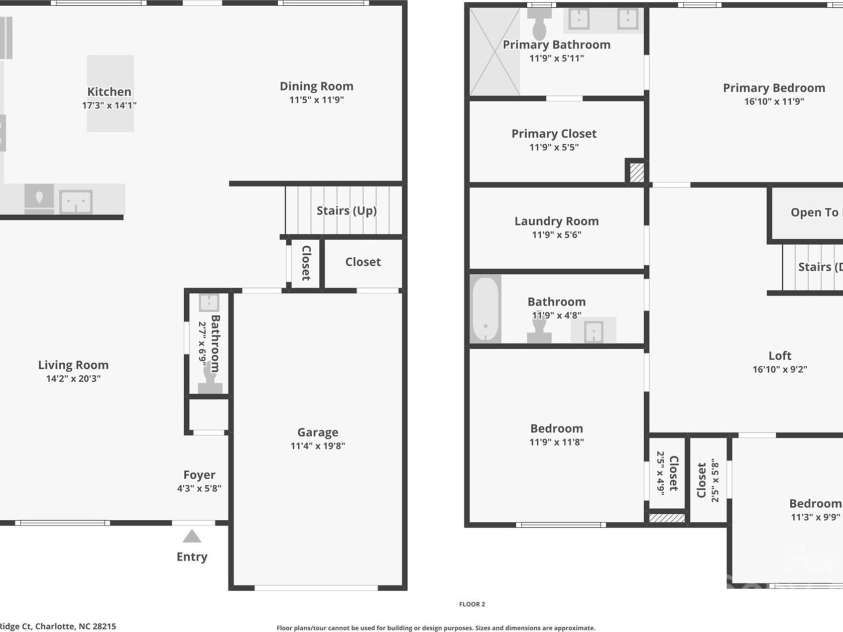2703 Bramble Ridge Court, Charlotte, NC 28215.  MLS# CAR4285813, YatesRealty ID 32382. 
