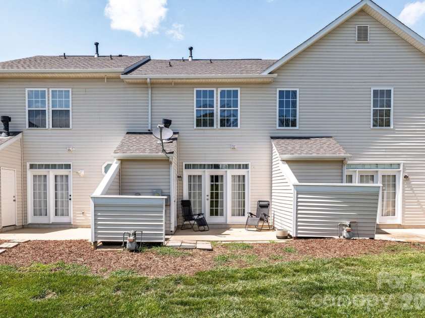6312 Rhodins Lane, Indian Land, SC 29707.  MLS# CAR4395880, YatesRealty ID 32384. Partial fenced back patio
