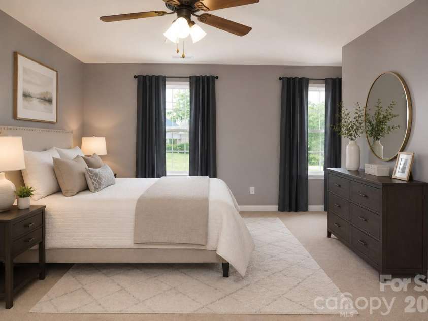 1034 Arrowhead Drive, Concord, NC 28025.  MLS# CAR4394849, YatesRealty ID 32388. Virtually staged bedroom 4/Bonus Room
