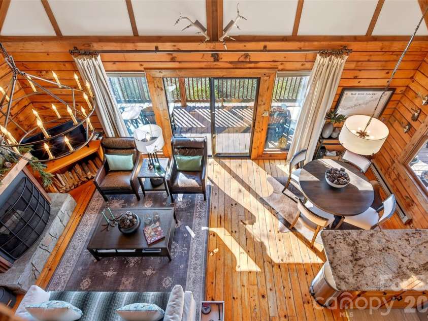 1909 Linville Drive, Marion, NC 28752.  MLS# CAR4327984, YatesRealty ID 3239. View from the loft