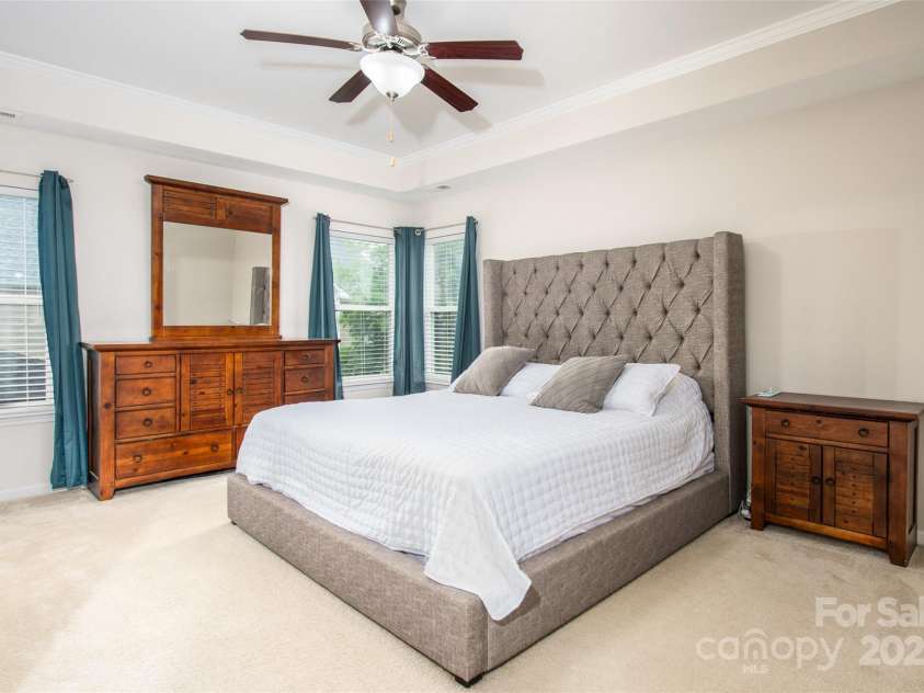 128 Millen Drive, Mooresville, NC 28115.  MLS# CAR4234778, YatesRealty ID 32390. Primary bedroom