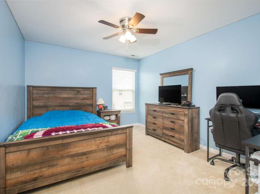 128 Millen Drive, Mooresville, NC 28115.  MLS# CAR4318597, YatesRealty ID 32390. 2nd floor bedroom 2