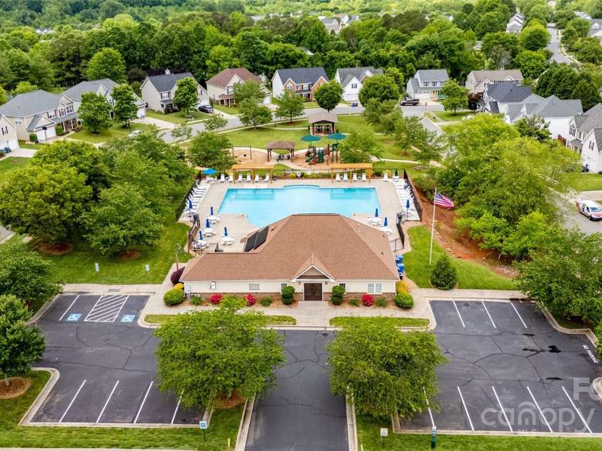 128 Millen Drive, Mooresville, NC 28115.  MLS# CAR4318597, YatesRealty ID 32390. Curtis Pond Swimming Pool area/community area