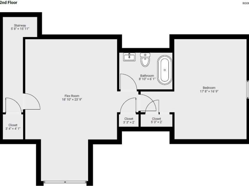 135 Valleymist Lane, Mooresville, NC 28117.  MLS# CAR4278379, YatesRealty ID 32395. Second floorplan