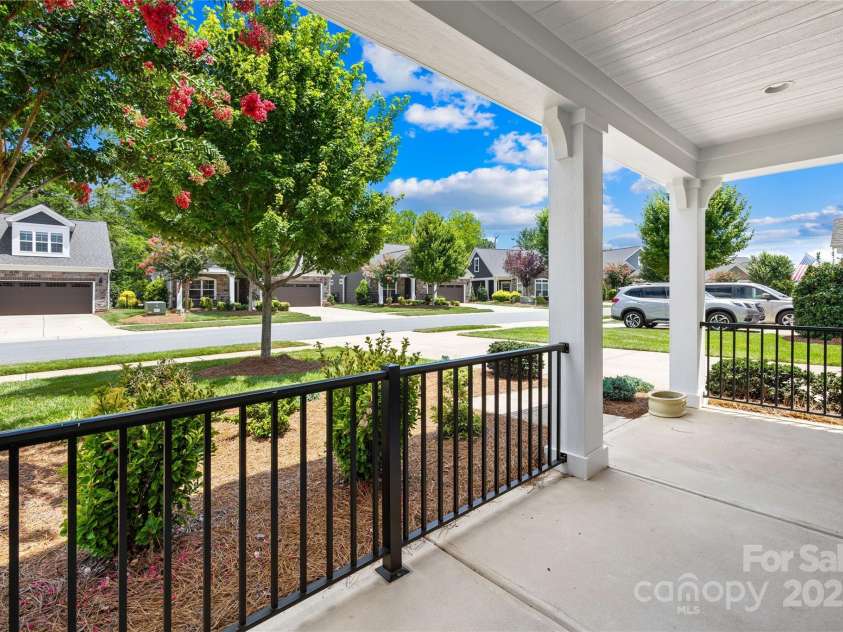 135 Valleymist Lane, Mooresville, NC 28117.  MLS# CAR4278379, YatesRealty ID 32395. View from front porch