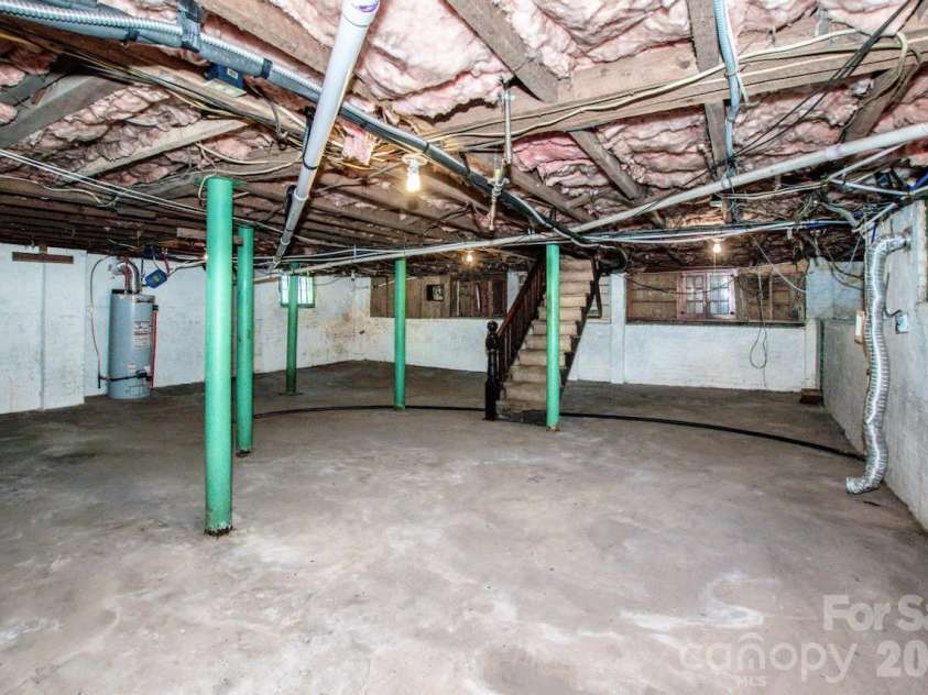 801 4th Street, Spencer, NC 28159.  MLS# CAR4392657, YatesRealty ID 32398. Basement