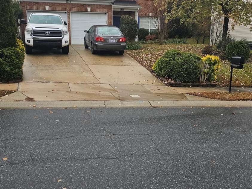 6334 Dillard Ridge Drive, Charlotte, NC 28216.  MLS# CAR4206693, YatesRealty ID 324. View of house from across the street. 