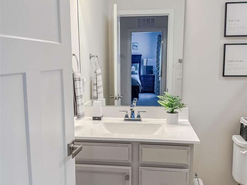 7019 Old Evergreen Parkway, Indian Trail, NC 28079.  MLS# CAR4390679, YatesRealty ID 32405. Full secondary bathroom