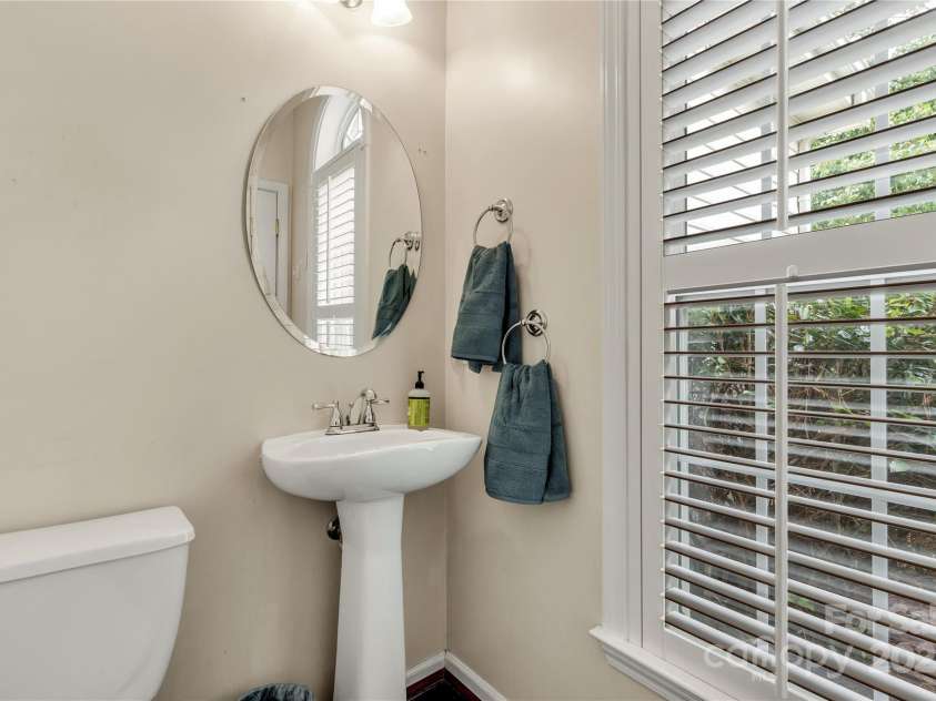 1993 Foxwood Court, Indian Land, SC 29707.  MLS# CAR4280194, YatesRealty ID 32417. Half bathroom on the main level