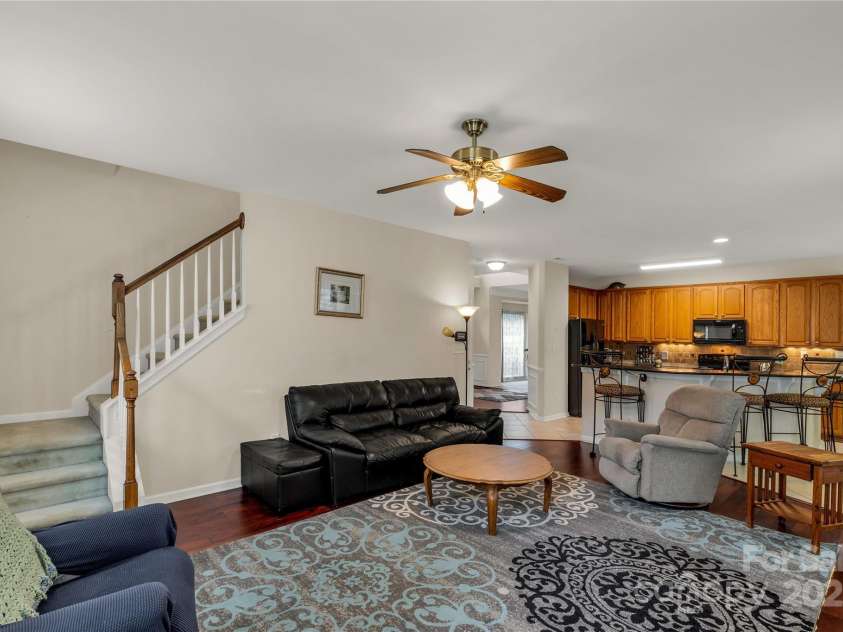 1993 Foxwood Court, Indian Land, SC 29707.  MLS# CAR4280194, YatesRealty ID 32417. Stairs conveniently located at the back of the home