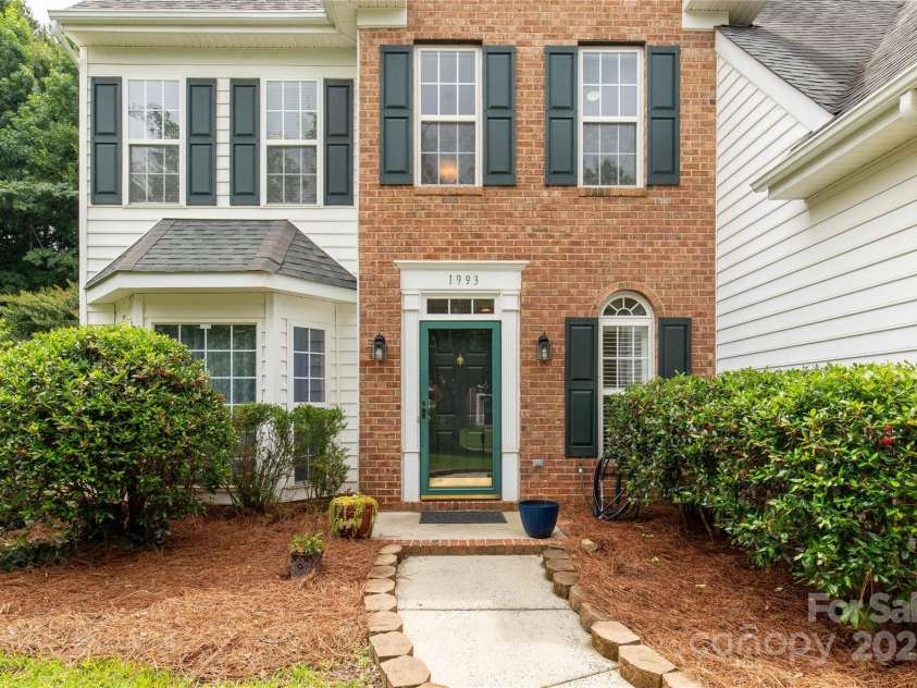 1993 Foxwood Court, Indian Land, SC 29707.  MLS# CAR4280194, YatesRealty ID 32417. Wide walkway