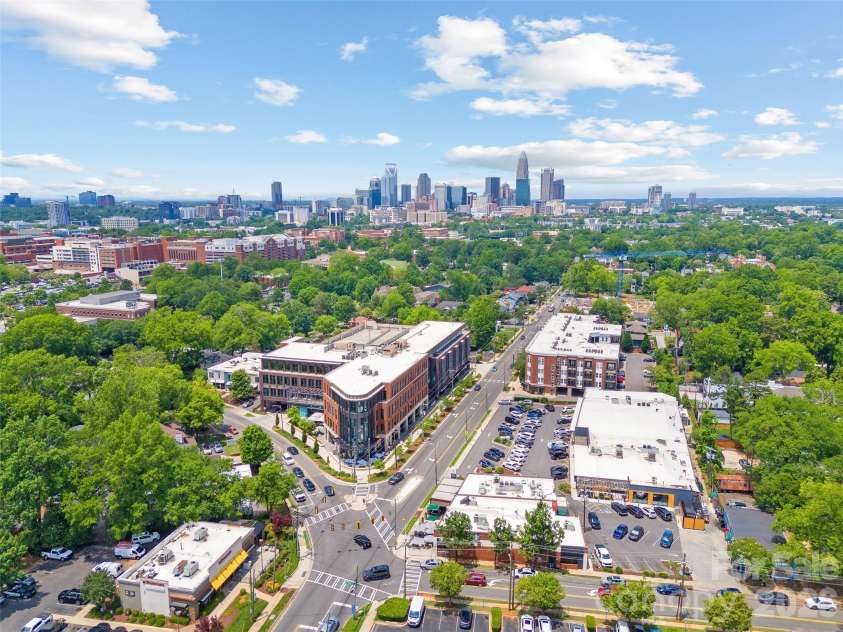 1932 8th Street, Charlotte, NC 28204.  MLS# CAR4388746, YatesRealty ID 32421. Aerial