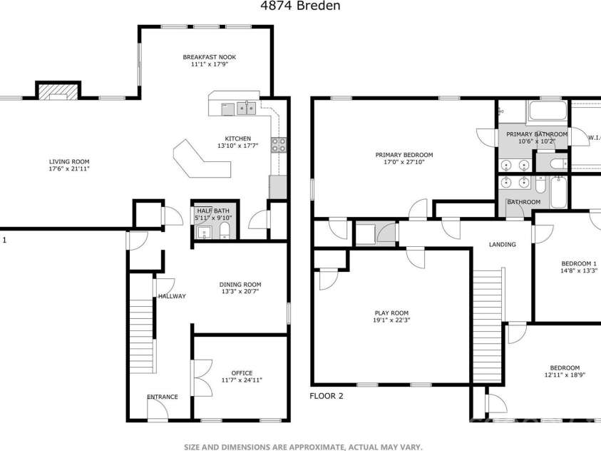 4874 Breden Street, Kannapolis, NC 28081.  MLS# CAR4286084, YatesRealty ID 32422. 