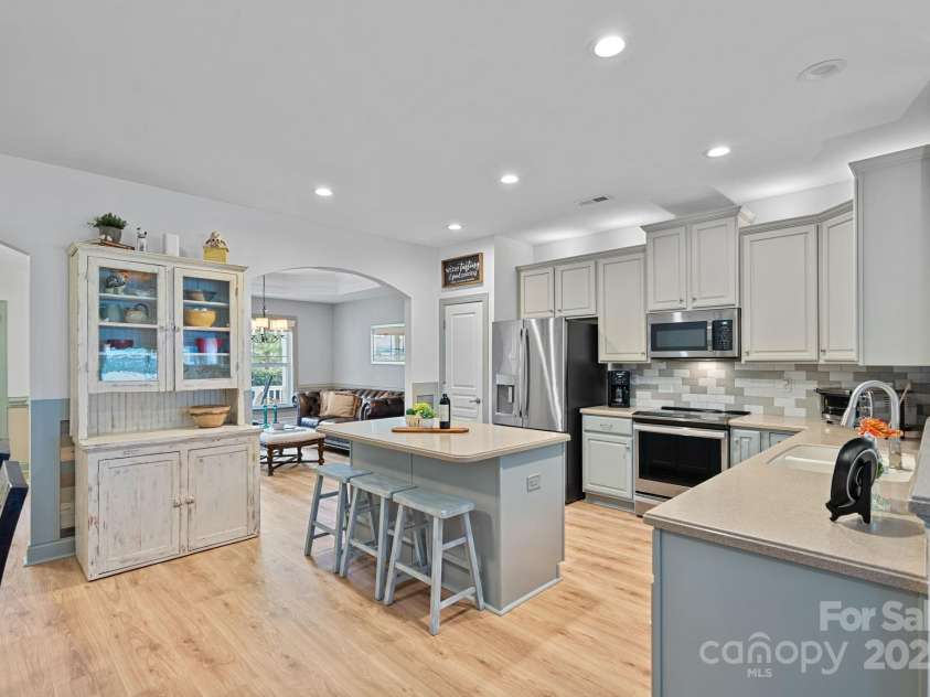 1108 Phar Lap Drive, Indian Trail, NC 28079.  MLS# CAR4290499, YatesRealty ID 32432. Chefs Kitchen! Tons of Prep room! Cove lighting above cabinets!