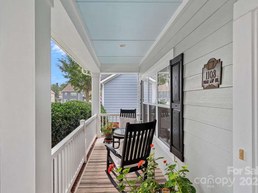 1108 Phar Lap Drive, Indian Trail, NC 28079.  MLS# CAR4290499, YatesRealty ID 32432. Welcoming front porch! Enjoy your morning coffee Here!