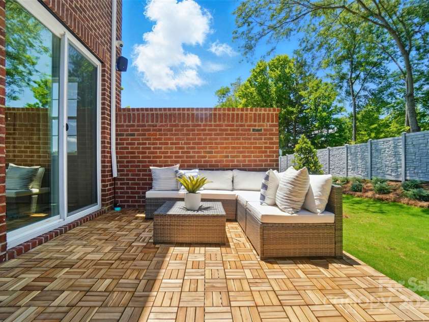 12105 Lavinia Lane, Charlotte, NC 28277.  MLS# CAR4284727, YatesRealty ID 32437. Representation only of patio