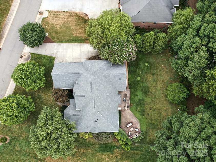 7408 Golf Course Drive, Denver, NC 28037.  MLS# CAR4287622, YatesRealty ID 32446. Aerial View