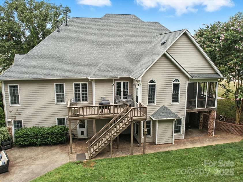 7408 Golf Course Drive, Denver, NC 28037.  MLS# CAR4287622, YatesRealty ID 32446. Back of Home