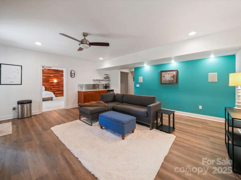 7408 Golf Course Drive, Denver, NC 28037.  MLS# CAR4287622, YatesRealty ID 32446. Family Room in Basement