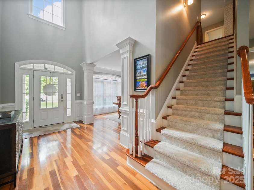 7408 Golf Course Drive, Denver, NC 28037.  MLS# CAR4287622, YatesRealty ID 32446. Stairs to 2nd Floor