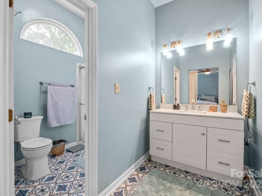 8525 Indian Summer Trail, Harrisburg, NC 28075.  MLS# CAR4292313, YatesRealty ID 32447. Primary Bath, updated several years ago