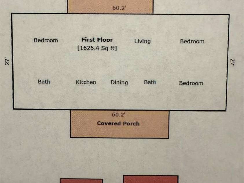 345 Mount Pleasant Church Road, Marion, NC 28752.  MLS# CAR4285613, YatesRealty ID 32465. Layout of home
