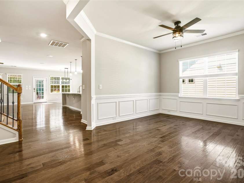 124 Van Gogh Trail, Mount Holly, NC 28120.  MLS# CAR4366924, YatesRealty ID 32468. Flex/Dining Space with Decorative Wainscoting