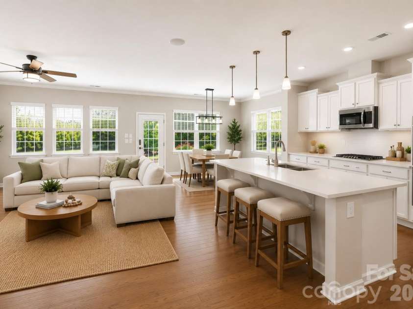 124 Van Gogh Trail, Mount Holly, NC 28120.  MLS# CAR4366924, YatesRealty ID 32468. Virtually Staged