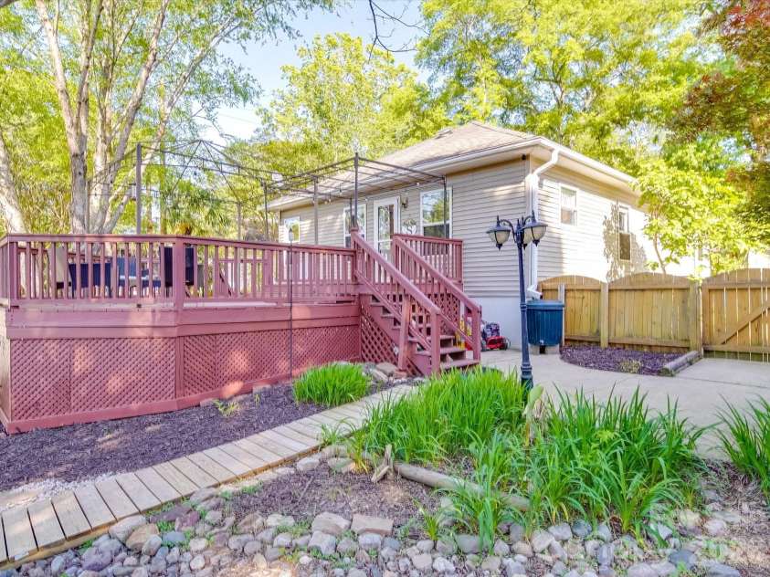 215 6th Street, Belmont, NC 28012.  MLS# CAR4392916, YatesRealty ID 32478. Backyard