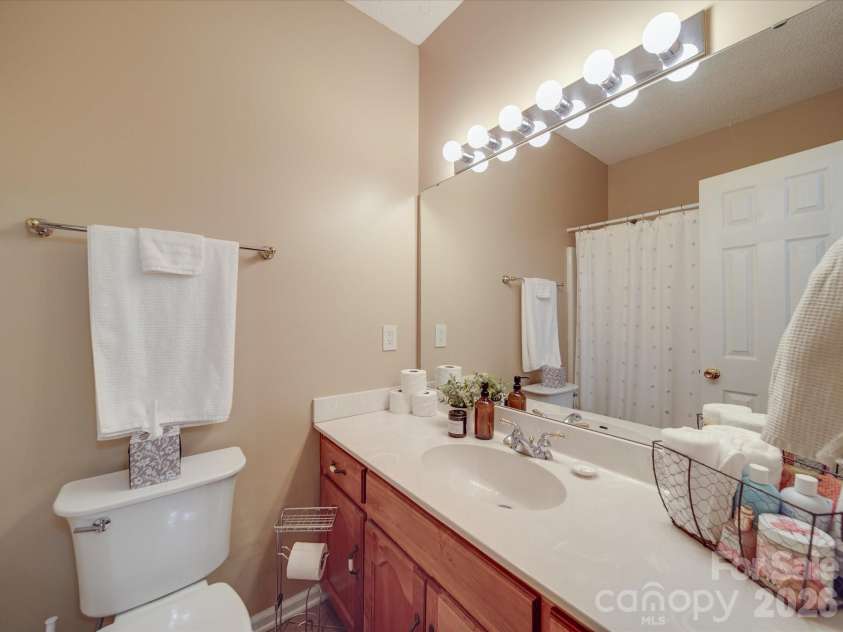 215 6th Street, Belmont, NC 28012.  MLS# CAR4392916, YatesRealty ID 32478. Hall Bathroom