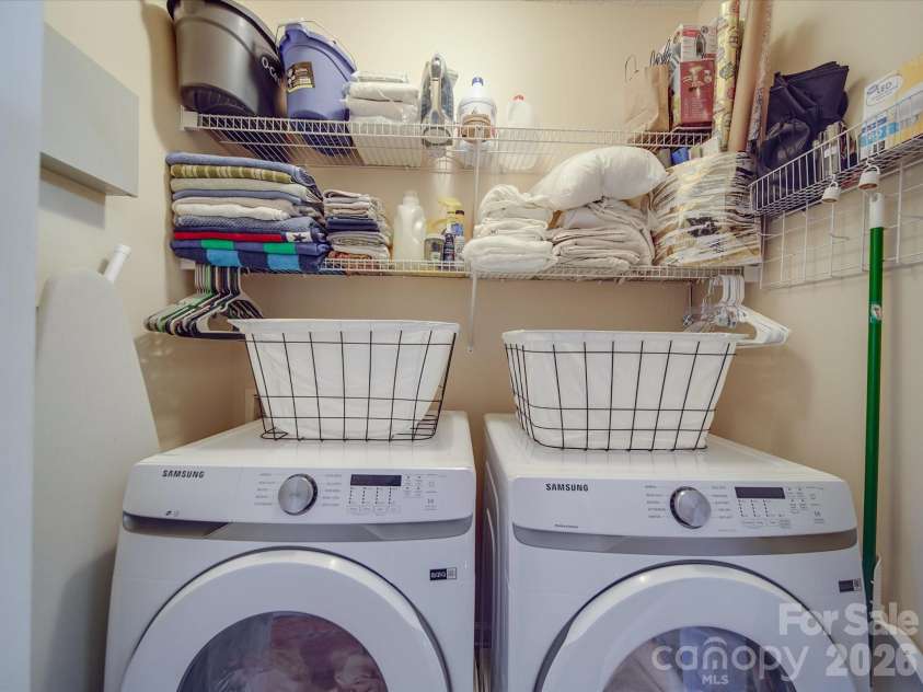 215 6th Street, Belmont, NC 28012.  MLS# CAR4392916, YatesRealty ID 32478. Laundry Closet- hall way