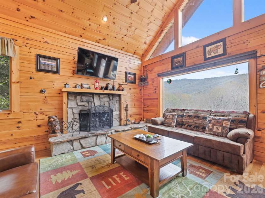 91 Copper Spur Road, Maggie Valley, NC 28751.  MLS# CAR4350519, YatesRealty ID 3249. 