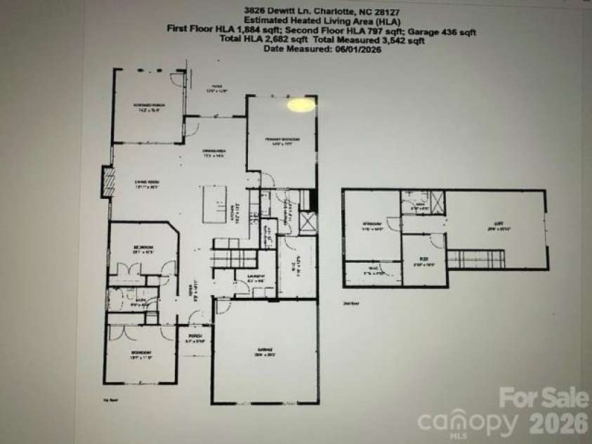 3826 Dewitt Lane, Charlotte, NC 28217.  MLS# CAR4389076, YatesRealty ID 32490. 