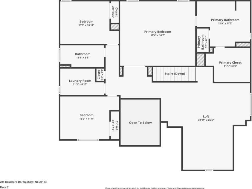 204 Bouchard Drive, Waxhaw, NC 28173.  MLS# CAR4288282, YatesRealty ID 32494. 