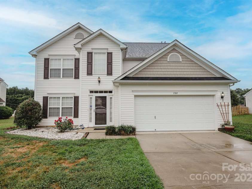 722 Carly Court, Concord, NC 28025.  MLS# CAR4288852, YatesRealty ID 32501. 
