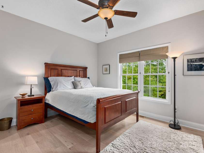 446 Charming Lane, Hendersonville, NC 28792.  MLS# CAR4287765, YatesRealty ID 32506. Additional guest bedroom filled with natural light